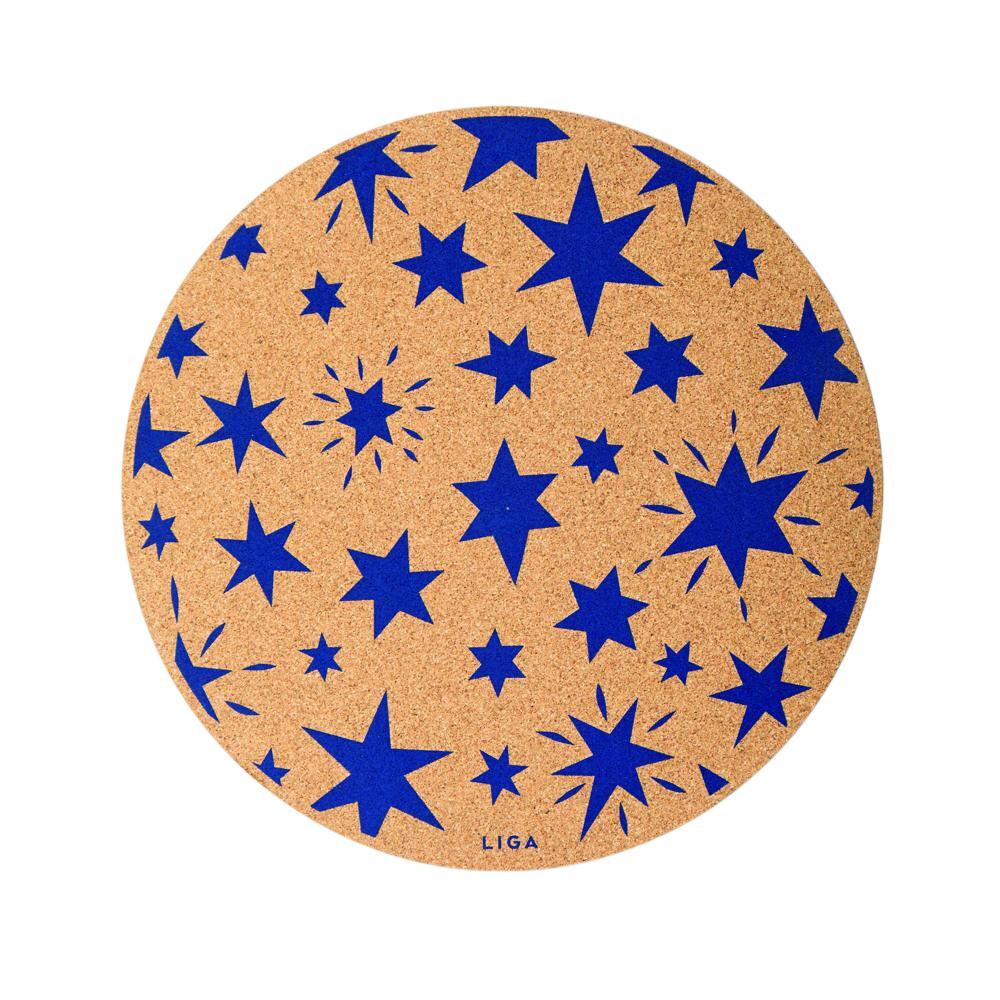 Liga Stars Navy Cork Placemat
